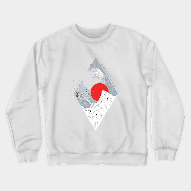 Storm Crewneck Sweatshirt by FujiDesign